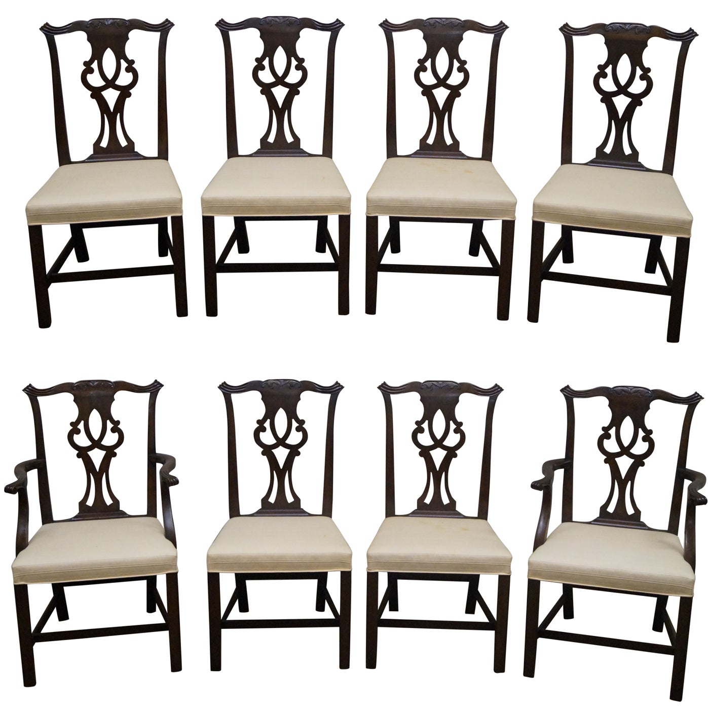 Kittinger Mahogany Dining Chairs Set of 8 Chairish
