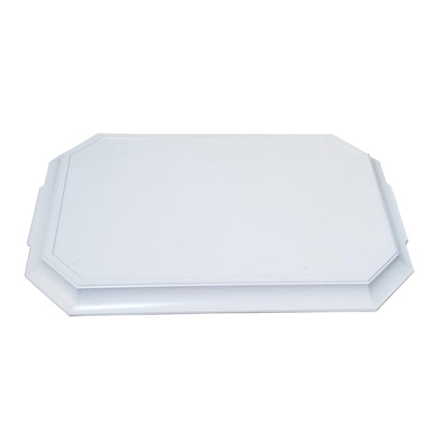 White Vintage MCM Kelly Oechsli Waverley Products "Seafood" Tray For Sale - Image 8 of 8