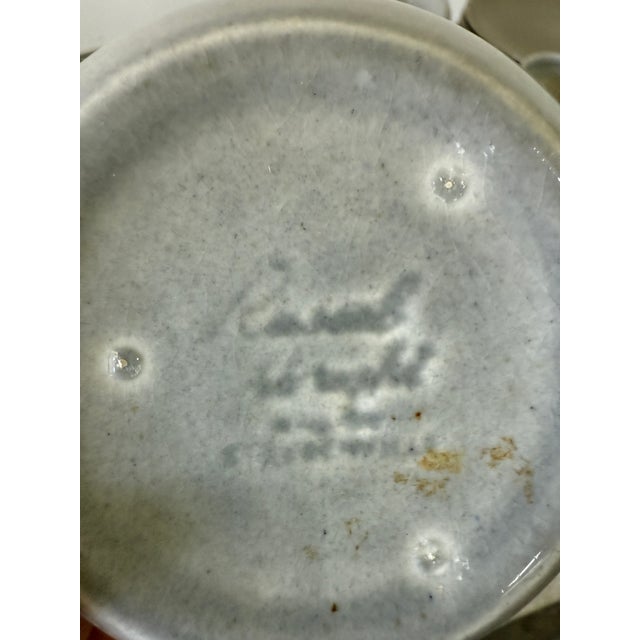 1950s 46 Piece Russel Wright by Steubenville Vintage Pottery Assorted Dinnerware in Gray Tones For Sale - Image 10 of 12