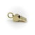 The whistle charms serves as both an iconic piece of jewelry and also a useful call to action. This 18k gold version has a...