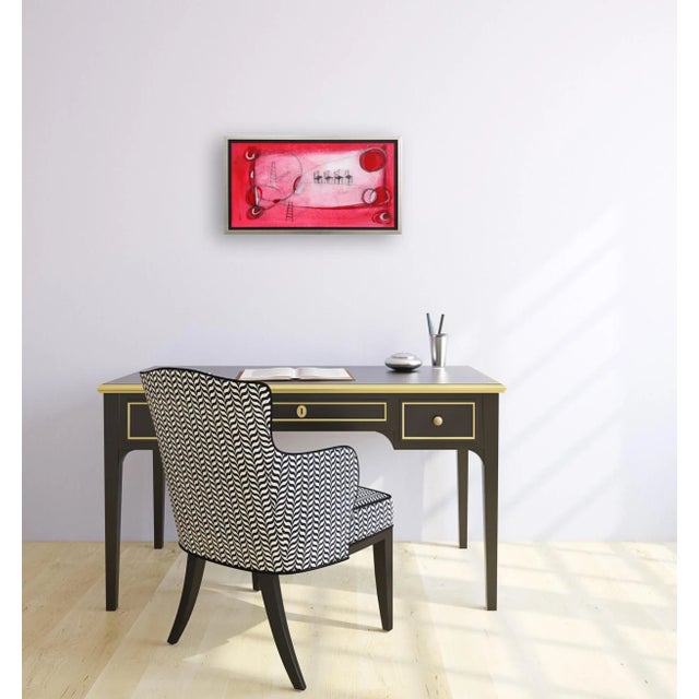 Wood "Happy Landscape 1" Original Artwork by Sergio Valenzuela For Sale - Image 7 of 9