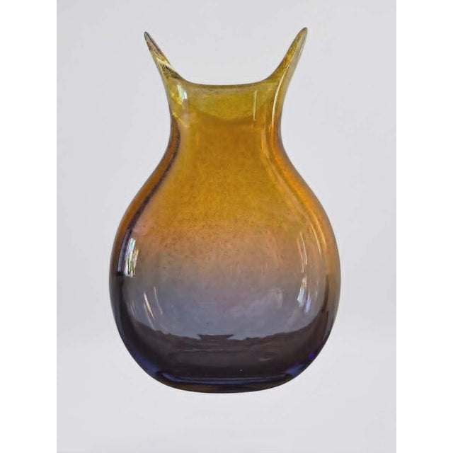 Blown Glass Vase by Adam Jablonski, 1980s For Sale - Image 6 of 6