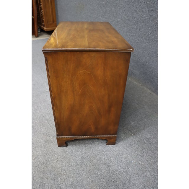 Late 20th Century Kittinger Mahogany Bachelor Chest – Colonial Williamsburg Collection For Sale - Image 9 of 12