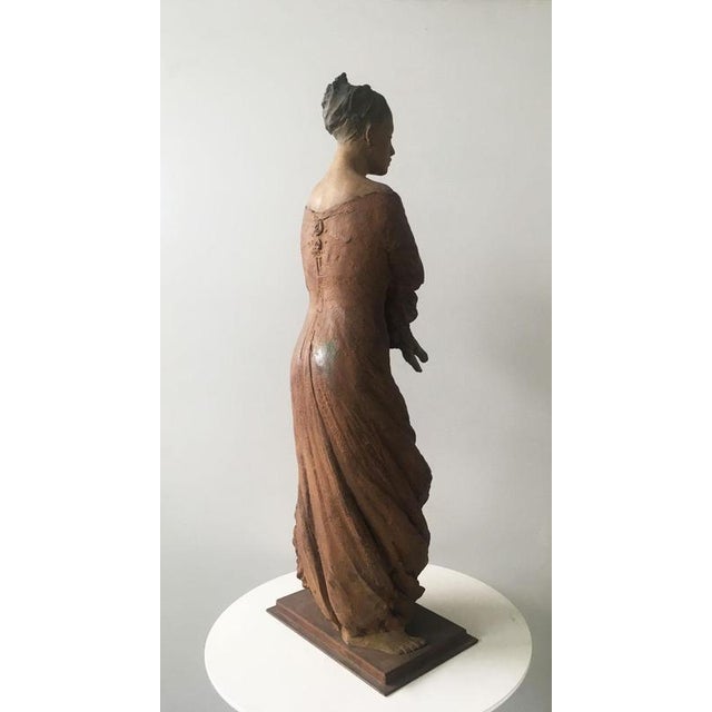 Vintage Italian Bronze Sculpture by Ugo Riva Dove Vai, 2006 For Sale - Image 9 of 18