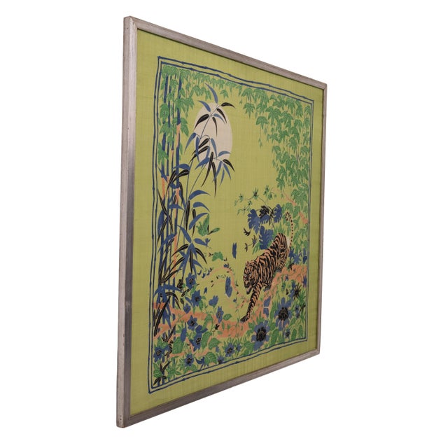 This atmospheric work of art is a silk scarf from the renowned fashion house Hermès, designed by British artist Alice...