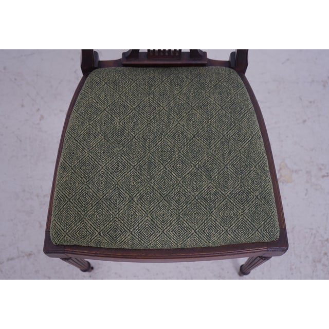 Vintage Mahogany Balloon Back Sheraton Side Chair For Sale - Image 11 of 18