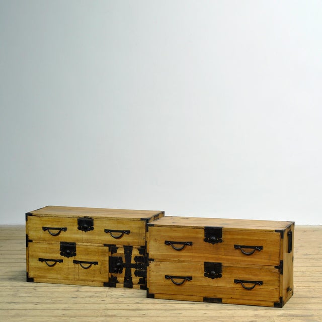 Japanese Tansu Chest of Drawers, 1870 For Sale - Image 14 of 16