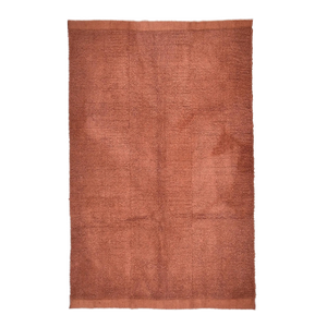 1970s Turkish Handloom Home Living Terracota Rug