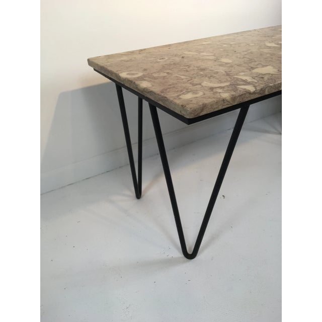 1960s Mid Century Marble Coffee Table For Sale - Image 5 of 7