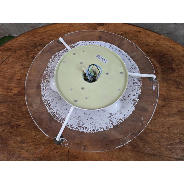 Metal Large Vintage Ceiling Light by J. T. Kalmar for Kalmar Franken KG, 1970s For Sale - Image 7 of 10