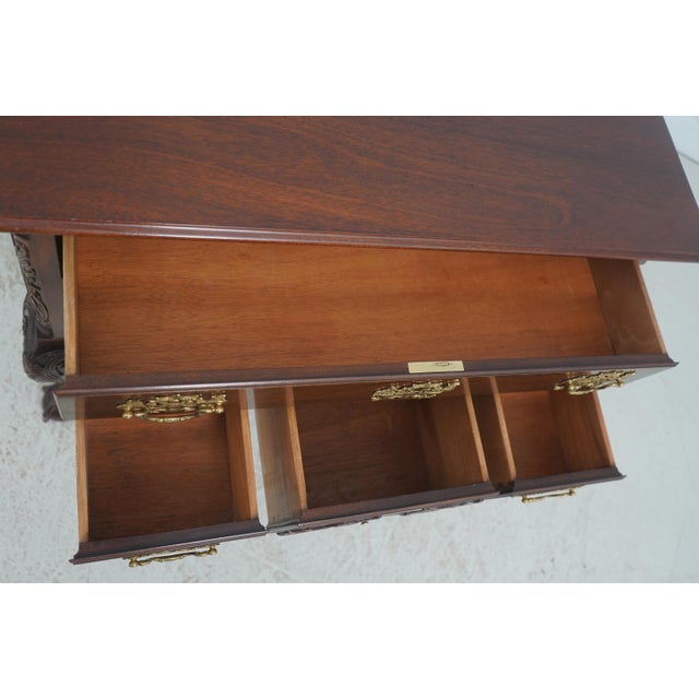 Kindel Furniture Kindel Winterthur Collection Mahogany Lowboy For Sale - Image 4 of 17