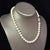 1990s Mikimoto Akoya Pearl Necklace 17" Sterling Silver 8 - 8.5 mm Estate For Sale - Image 9 of 11