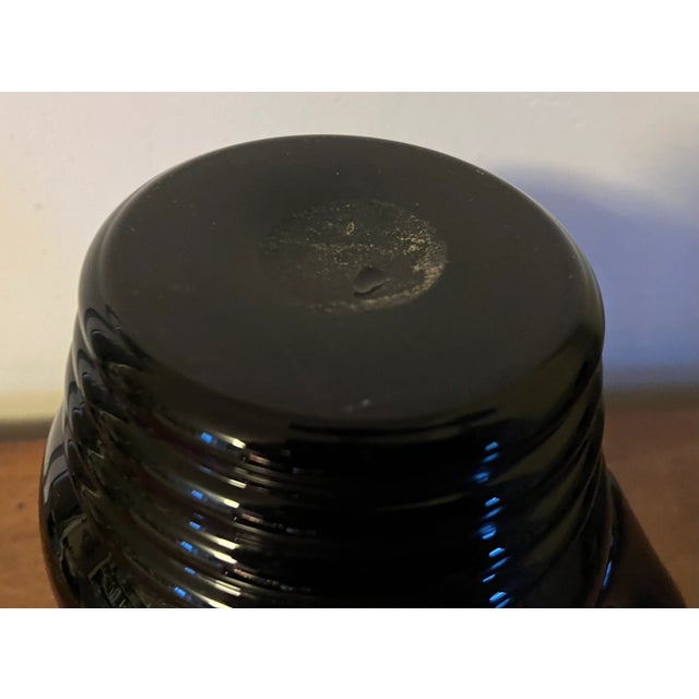 Antique 19th Century English Regency Amethyst Glass Water Pitcher For Sale - Image 11 of 12