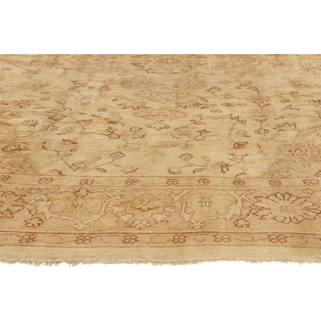 Antique Turkish Oushak Rug with Modern Style - 10'04 x 13'10 For Sale - Image 4 of 10