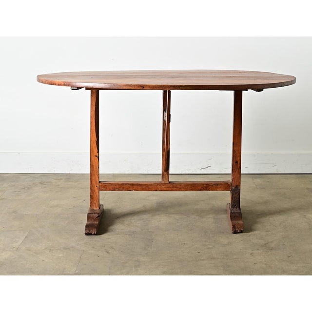French 19th Century Walnut Wine Taster's Table For Sale - Image 13 of 15