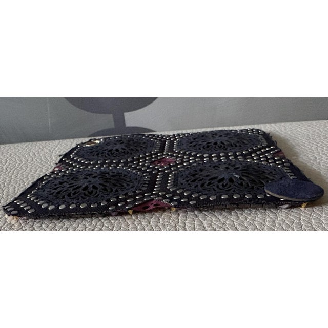 Italian Studded Leather Swatch No 1 From 2026/2027 Collection For Sale - Image 4 of 6