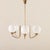 Mid-Century Modern Mid-Century Modern Brass and Glass Chandelier, Italy, 1960s For Sale - Image 3 of 10