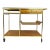 Paul McCobb for Calvin Bar Cart With Travertine Top For Sale