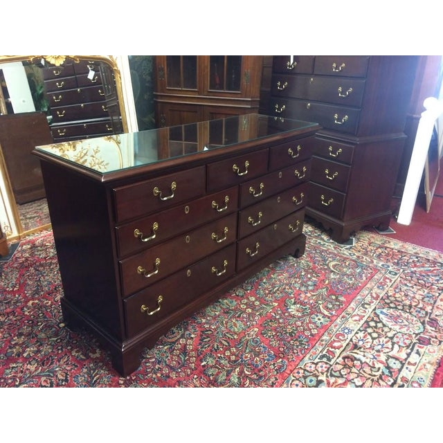 1990s Vintage Mahogany Dresser, Lexington Furniture For Sale - Image 5 of 11
