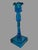 Vintage Cobalt Blue Figural Dolphin Pressed Glass Candlestick For Sale - Image 4 of 10
