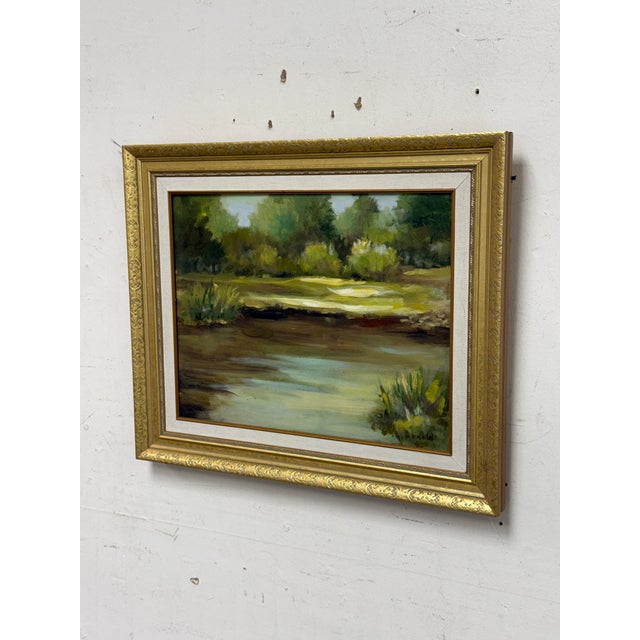 Ann Arnold Landscape Oil Painting, Framed For Sale - Image 4 of 12