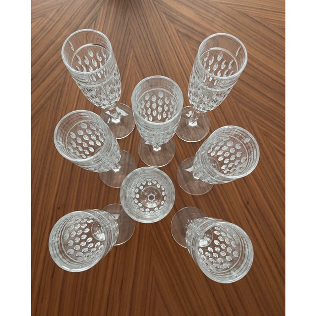 Traditional Ralph Lauren Crystal Champagne Flutes, Germany-Set of 8 For Sale - Image 3 of 9