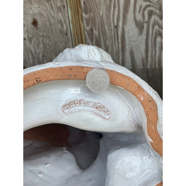 Mid 20th Century Vintage Italian Glazed Ceramic Monkey For Sale - Image 5 of 5