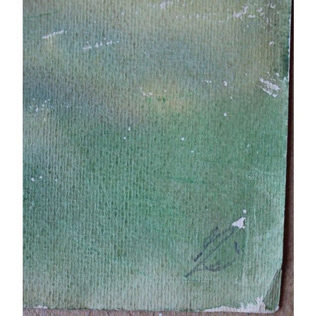 Landscape. Paper, watercolor, 42x30 cm dzidra ezergaile (1926-2013) born in riga. School years alternate with summer work...