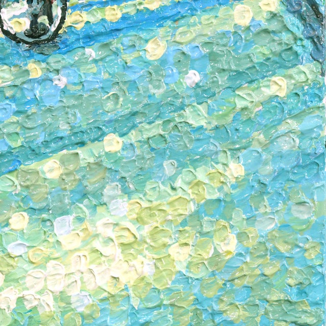 2020s Look Within - Original Urban Figurative Still Life Pointillist Acrylic Painting For Sale - Image 5 of 9