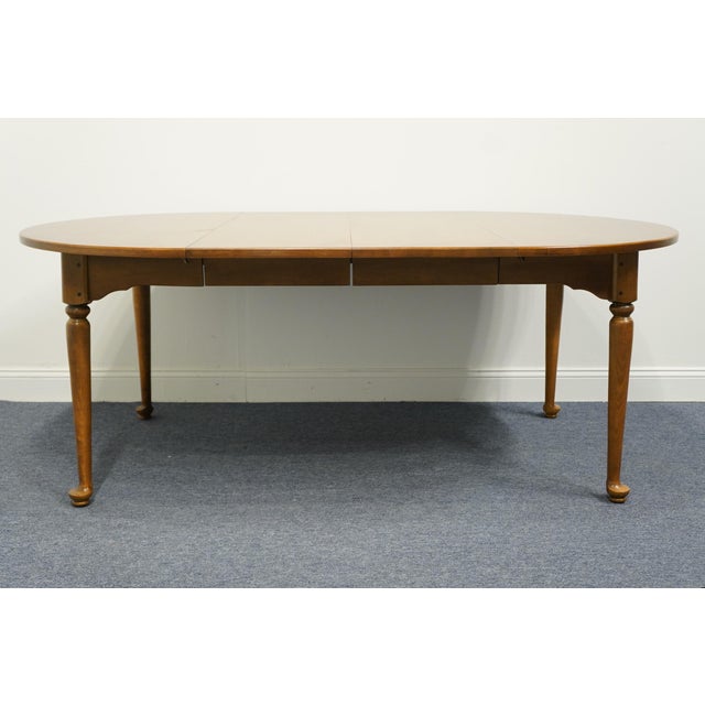 Ethan Allen Circa 1776 Solid Hard Rock Maple 74" Dining Table 186803