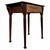 Antique English Art Nouveau Oak Side Table For Sale - Image 9 of 12
