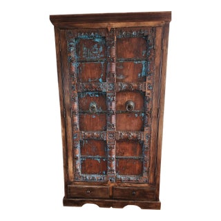 Early 1900's Beautiful Wooden Cabinet For Sale