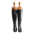 Nice Horse Riding English Antique Black Leather Boots Wood Trees Home Decor Prop Country Equestrian For Sale