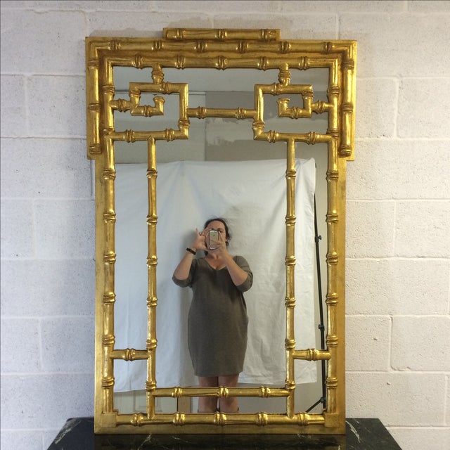 Gold BambooStyle Mirror Chairish