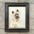 Vintage Boho Original Dog Portrait on Canvas For Sale - Image 4 of 12