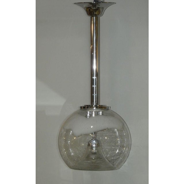 Mid-Century Modern Ceiling Lamp by G. Sciolari for Mazzega, 1970s For Sale - Image 3 of 18
