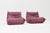 Purple Vintage Togo Chairs by Michel Ducaroy for Ligne Roset, 1974, Set of 2 For Sale - Image 8 of 8