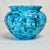 Robin's Egg Blue Mid-Century Boho Chic Folk Art Ceramic Studio Turquoise Splatter Planter For Sale - Image 8 of 9