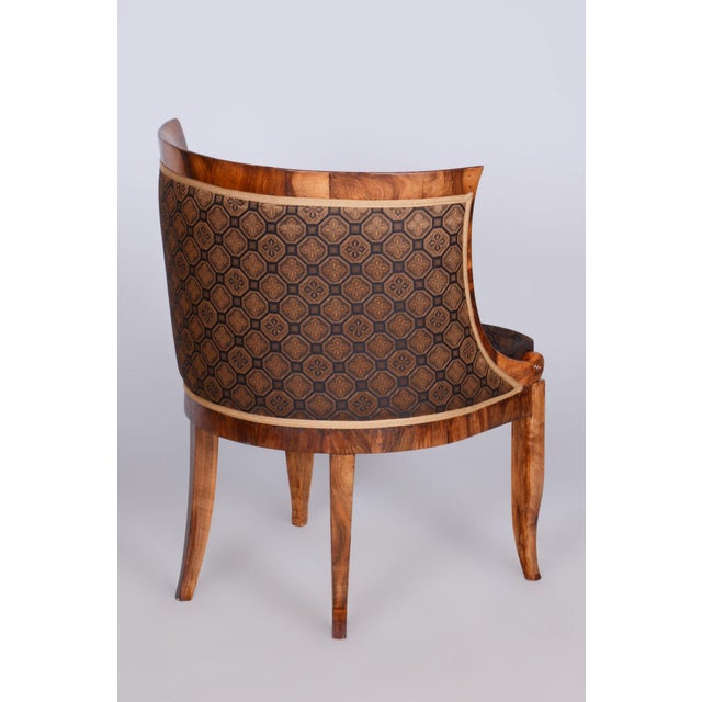 Biedermeier Walnut Armchair, Vienna, Austria, 1820s For Sale - Image 9 of 11