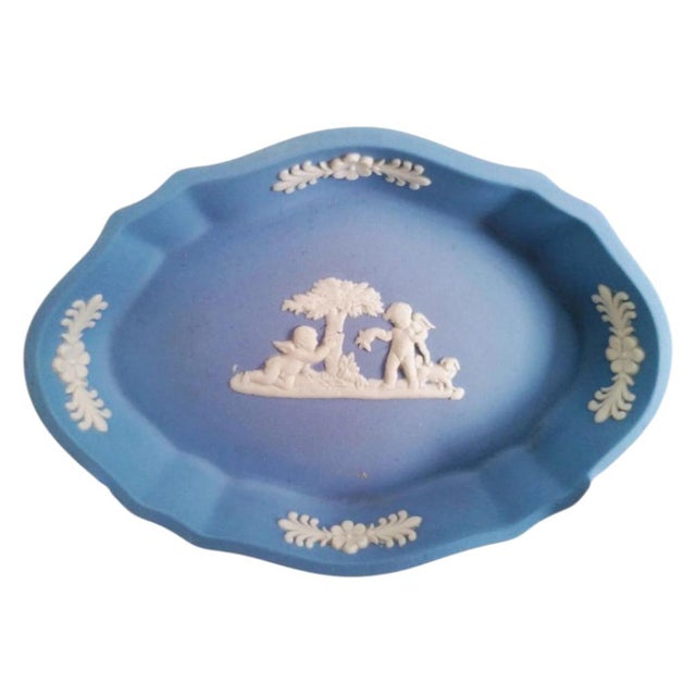 Three Piece Set in Blue and Pink Jasperware from Wedgwood, Set of 3 For Sale - Image 9 of 16