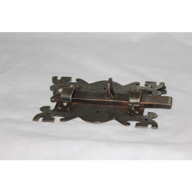 Contemporary Wrought Iron Door Lock, 1950s For Sale - Image 3 of 18