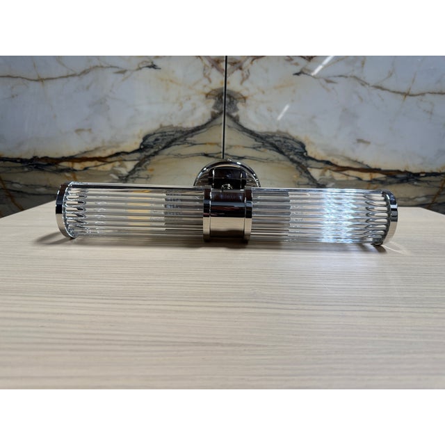 Allen Double Light Sconce For Sale - Image 4 of 8