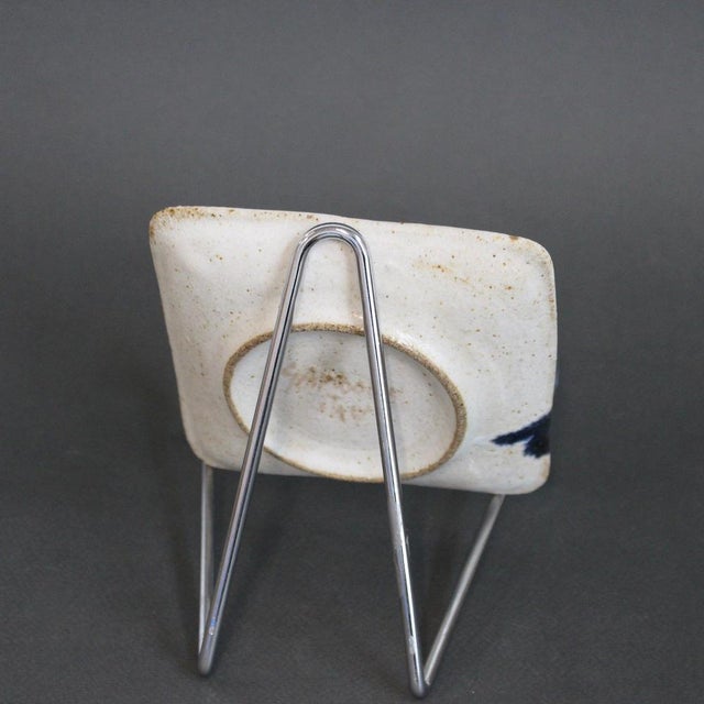 Small Vintage Italian Ceramic Dish by Bruno Gambone, 1980s For Sale - Image 4 of 12