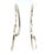 Tiffany and Co. Tiffany & Co. Sterling Silver Elsa Peretti Open Heart Earrings 9.36g, Pair For Sale - Image 4 of 6