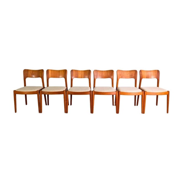 Vintage Chairs in Teak from Koefoeds Hornslet, 1960, Set of 6 For Sale - Image 10 of 10