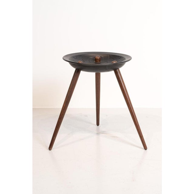 Danish side table with rosewood legs. Can also be used as a plant table but this piece is gorgeous on its own. The 3...