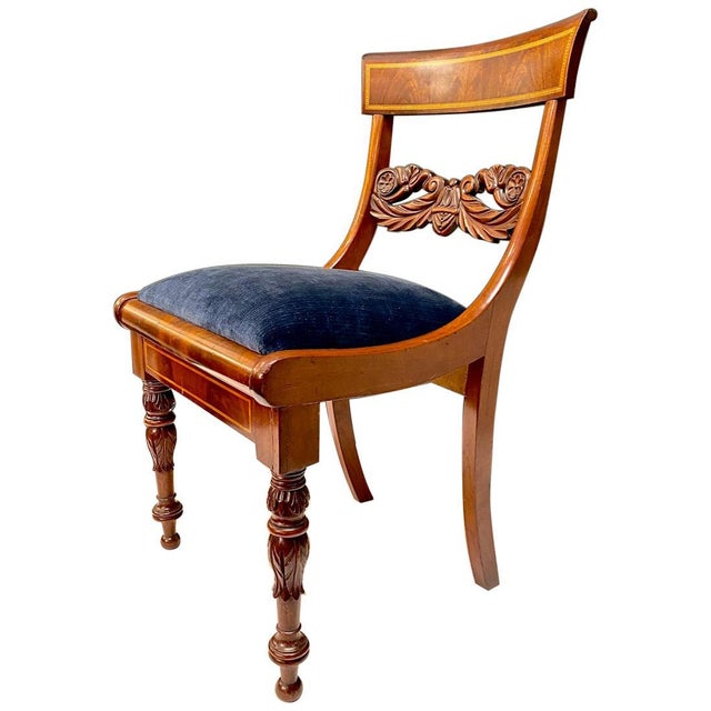 Early 19th Century Baltic Neoclassical Side Chair For Sale - Image 9 of 9