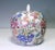 Summery and very pretty vintage "One Thousand' Flower (millefleurs) Ginger Jar in rich colourful enamels over a white...