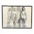 1970s Mid Century Modern Abstract Life Study Figure Nude Naomi Yergin Framed For Sale