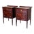 Pair of French Bedside Cabinet Marquetry Nightstand, Circa 1890 For Sale